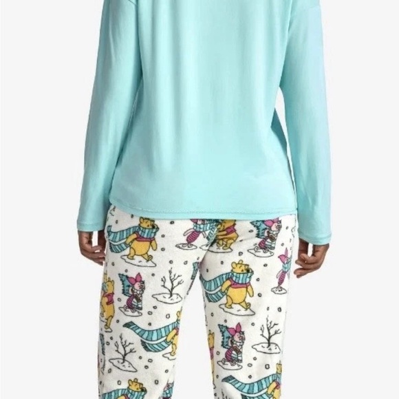 DISNEY WINNIE THE POOH 3 PIECE Pajama PJ-Socks Set Holiday Warm 3X(22W-24W) - Picture 4 of 5